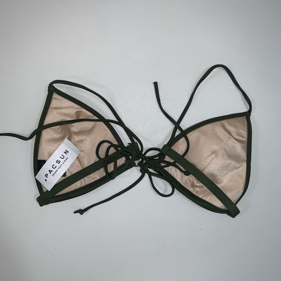 La hearts olive bikini top - Picture 4 of 4